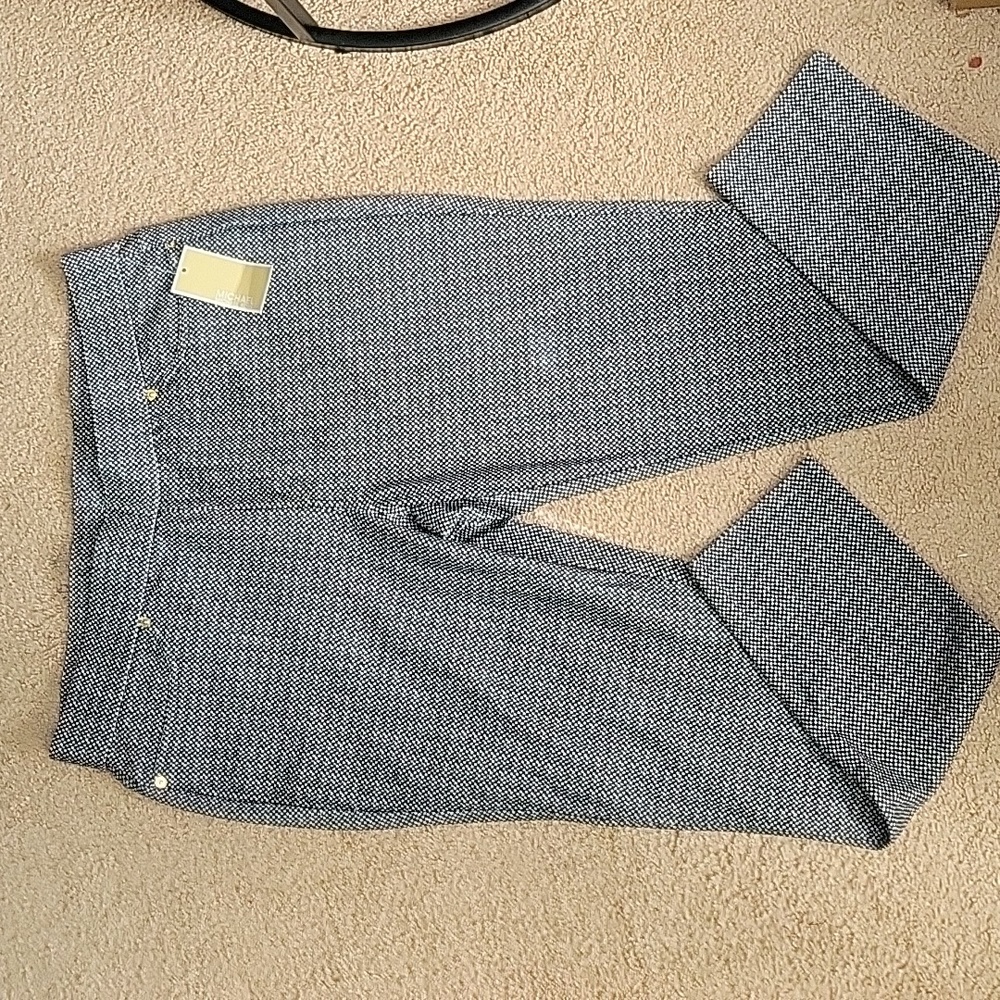 Michael Kors Black and White Pants, size XL